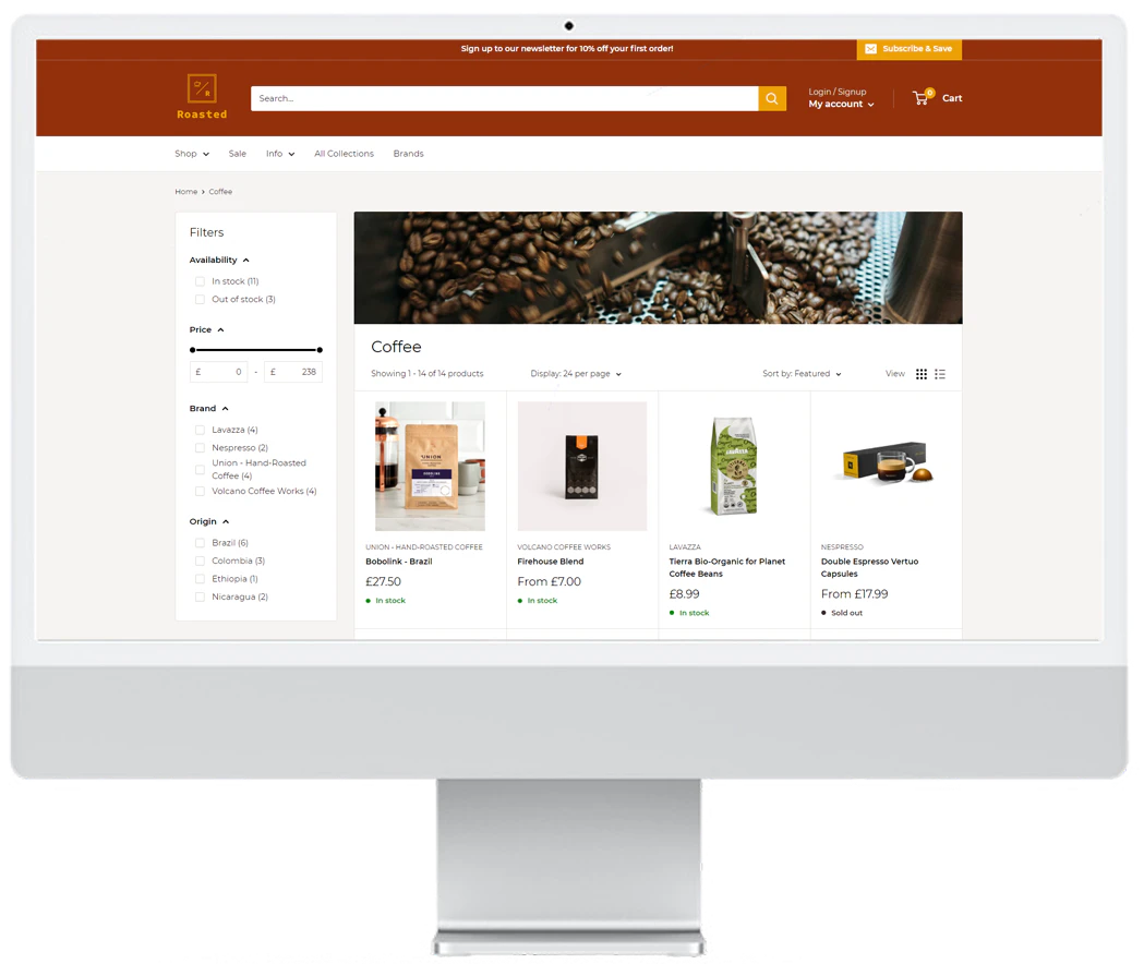 screenshot of Show Shoppa